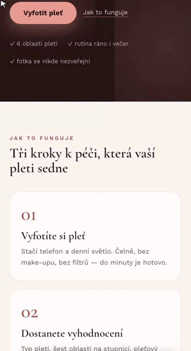 Tři kroky k péči